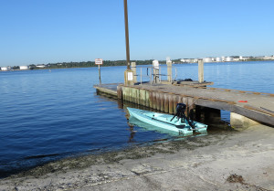 fishing kayak sup at the dock