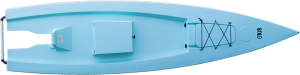 solo kayak top view