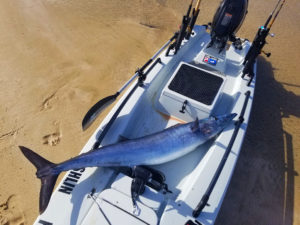Solo Skiff with big wahoo